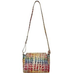 BRAHMIN Melbourne Leather  Hillary Crossbody In Celebrate